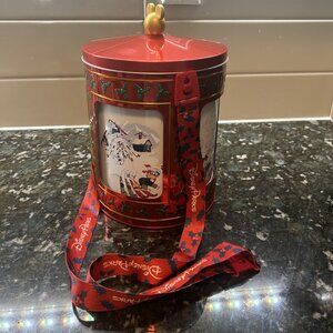 Disney Parks 2022 Holiday Christmas Mickey & Friends Musical Tin Popcorn…